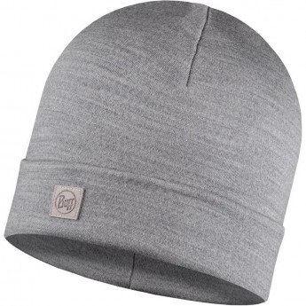 Шапка BUFF MERINO SUMMIT HAT Solid Light Grey Шапка BUFF MERINO SUMMIT HAT Solid Light Grey