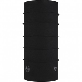 Тонкая зимняя бандана-трансформер BUFF THERMONET SOLID BLACK Тонкая зимняя бандана-трансформер BUFF THERMONET SOLID BLACK